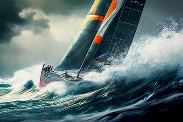 Sailing Sailboat Ocean Race by Max Steinwald