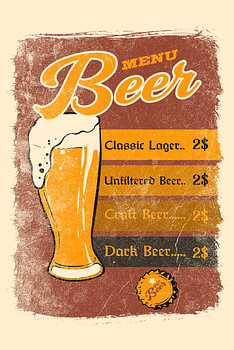 Classic Beer Menu