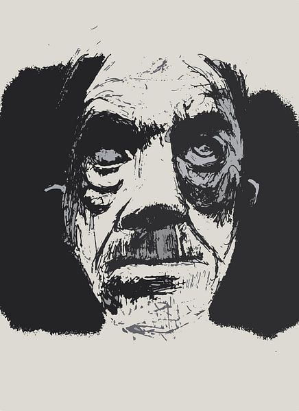 MAN BLIND ABSTRACT by Vincent Jacobs