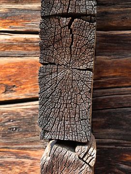 houten balken van Marieke Funke