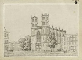 Karl Friedrich Schinkel, Berlin. Friedrichswerder Church. Design as seen after building completion. 