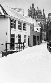 Die St.-Jan's-Kathedrale in Den Bosch im Winter von Ton van den Boogaard