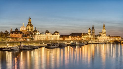 Die Skyline von Dresden