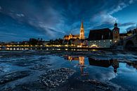 Regensburg in de avond van Tilo Grellmann thumbnail