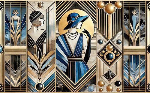 Jazz Age verfijning in Art Deco