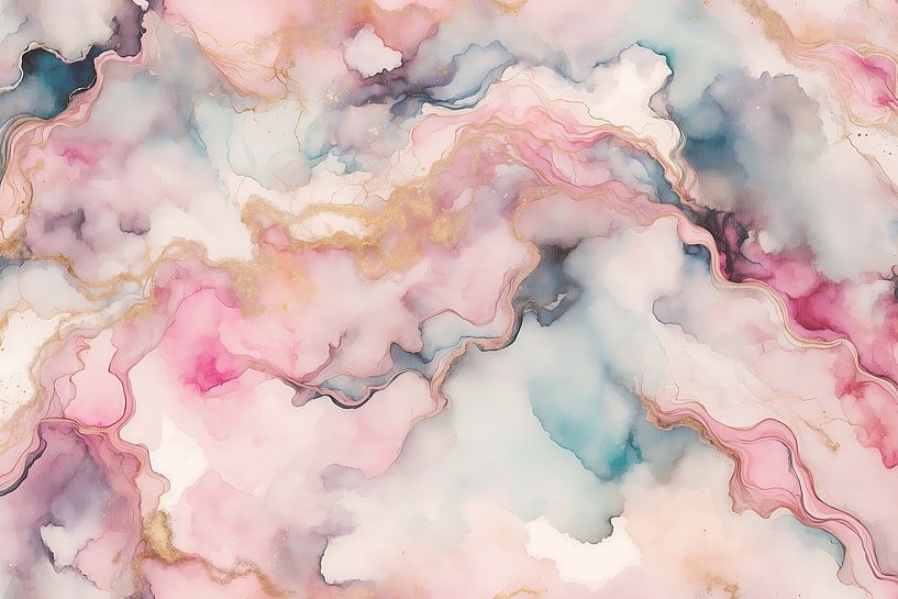 Chic Fashion Alkohol Tinte und Gold Rosa von Monika Strigel