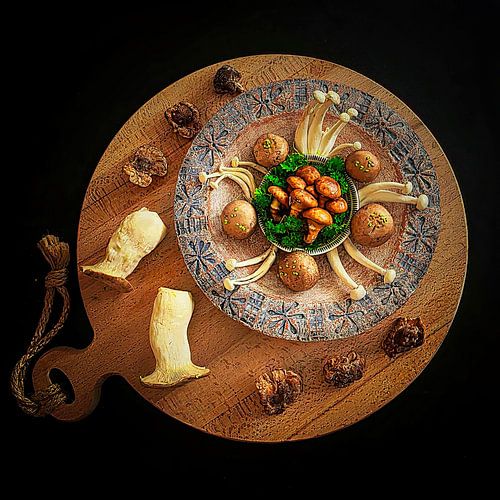La beauté des champignons .