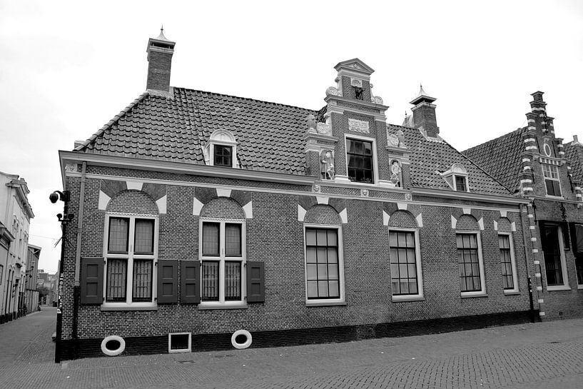 Alkmaar North Holland Black and White by Hendrik-Jan Kornelis