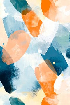 Abstract colour composition - modern and fresh by Poster Art Shop