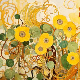 Yellow poppies by Bert Nijholt