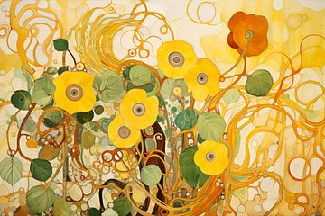 Gelbe Mohnblumen von Bert Nijholt