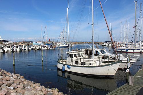 Hafen von Spodsbjerg, Langeland, Dänemark