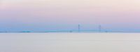 Grote Beltbrug in Denemarken tussen Funen (Nyborg) en Seeland (Korsør)