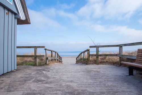 Strand Spaziergang an der Ostsee