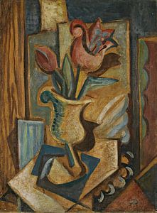 Antonín Procházka - Stillleben mit Tulpen