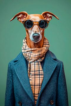 Lurcher by Poster Art Shop