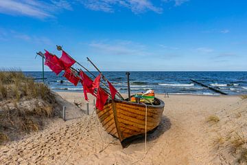 Bateau de pêche sur la mer Baltique à Usedom sur Animaflora PicsStock