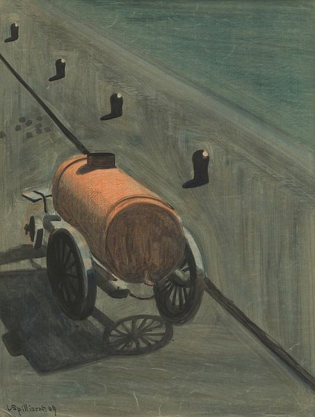 Léon Spilliaert - The Water Wagon (1909) by Peter Balan