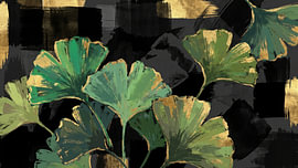 Japanische Ginkgoblätter in Harmonie von Siti Zuliana