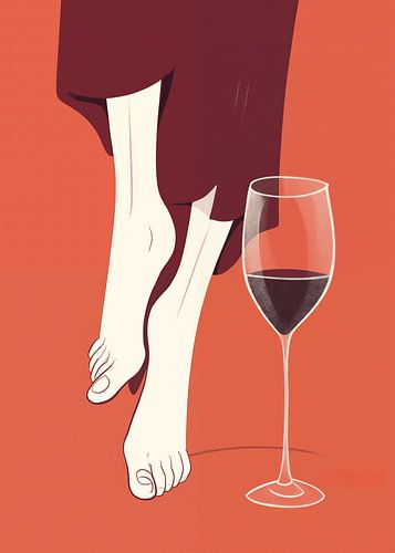 Wine and dance by Andreas Magnusson