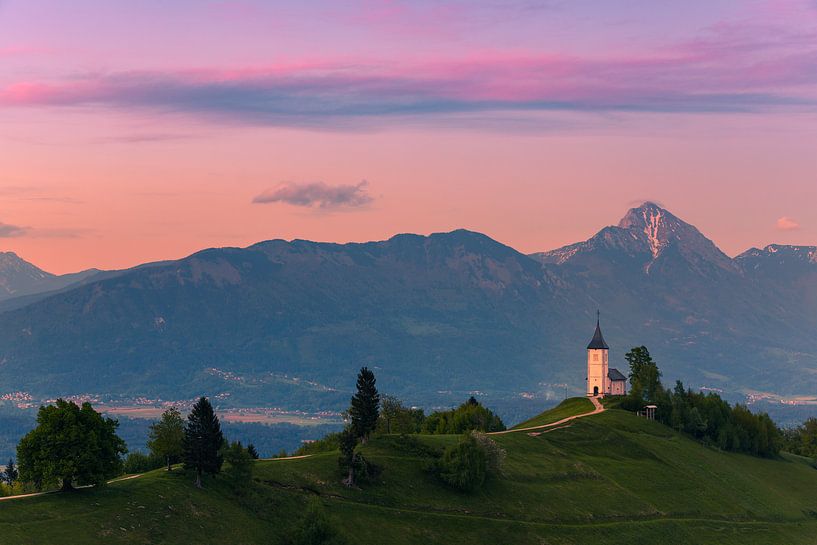 Jamnik Kerk, Slovenië van Henk Meijer Photography