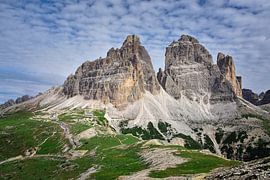 View of the south side of the Three Peaks by Karin Jähne
