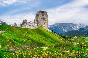 Cinque Torri-Gipfel in den Dolomiten, Cortina d''Ampezzo von Stefano Orazzini