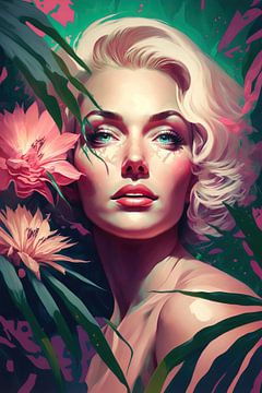 Marilyn In The Jungle by Treechild