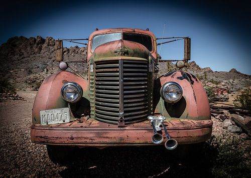 Oldtimer in de woestijn