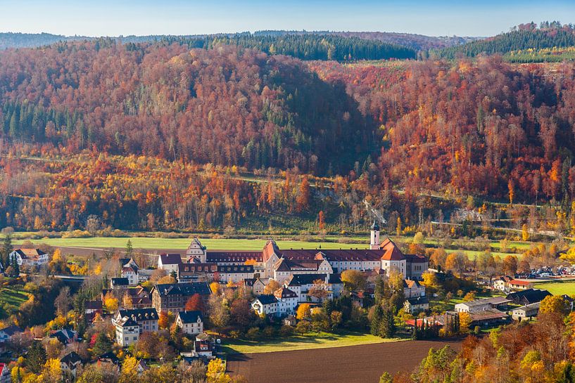 Le monastère de Beuron dans la vallée du Danube par Jan Schuler