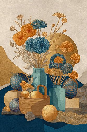 Vases à fleurs | Des fleurs éclatantes dans des vases modernes