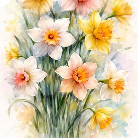 Narzissen von Linda de Klein