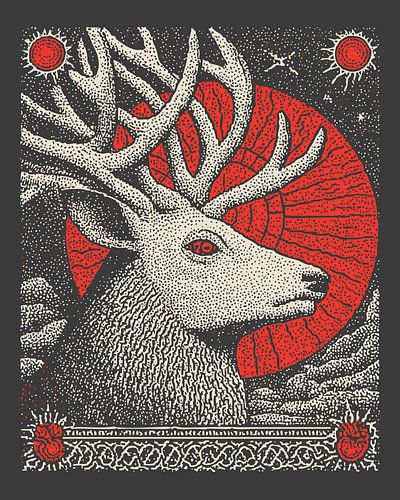 Stag God of the Dark Forest - Wiccan