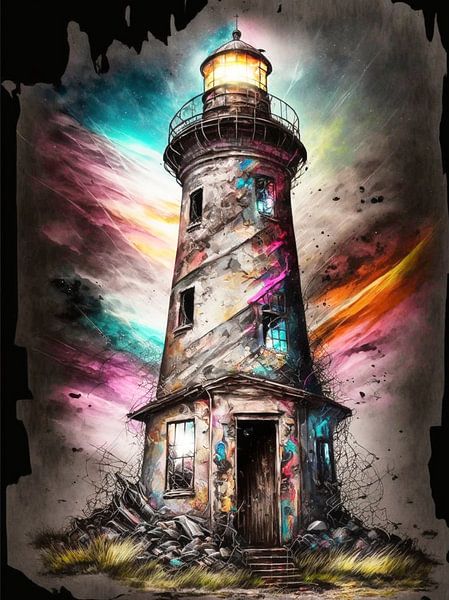 Lighthouse Decay Hope Orientation Colours Symbolism by gm_designs