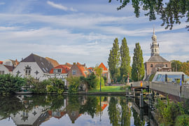 The Zijlpoort in Leiden by Dirk van Egmond