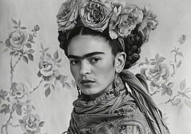Frida Poster Print Art Print by Niklas Maximilian