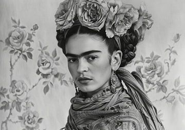 Frida Poster Print Kunstdruk van Niklas Maximilian