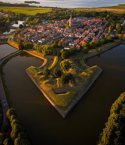 Naarden Vesting vue du ciel sur Theo van Veenendaal