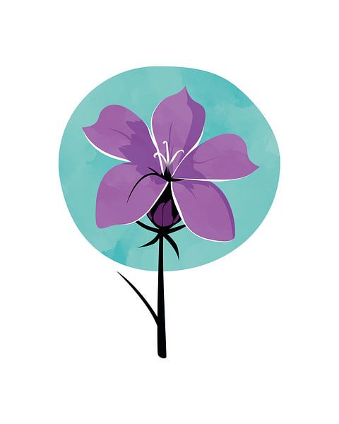 Abstract bellflower