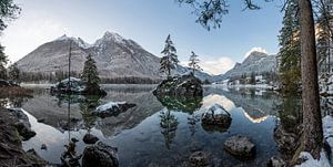 Berglandschaft "Hintersee in den Berchtesgadener Alpen"