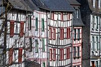 Vakwerkhuizen langs de Rur in Monschau
