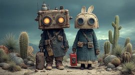 Nachtlandschaft in der Wüste