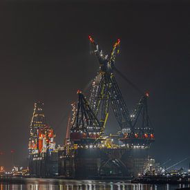Le géant de Heerema : SSCV Sleipnir sur Havenfotos.nl(Reginald van Ravesteijn)