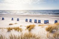 Strandkörbe am Weststrand von Kampen, Sylt von Christian Müringer Miniaturansicht