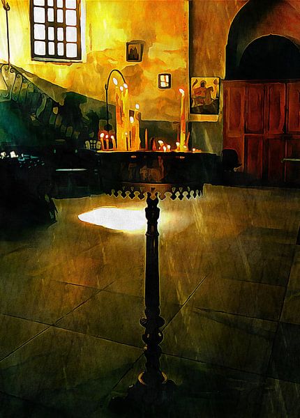 A Candle in Memoriam by Dorothy Berry-Lound