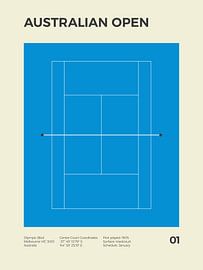 Australian Open - Grandslam Tennis von MDRN HOME