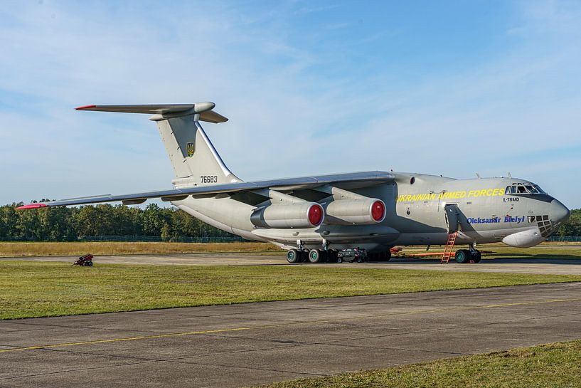 Ukrainian Air Force's Ilyushin Il-76MD. by Jaap van den Berg