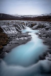 Blue waterfalls. van Remco van Adrichem