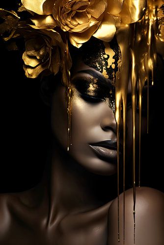 Gouden vrouw van Imagine