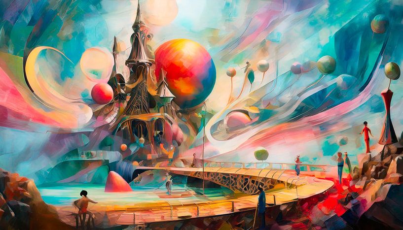 Couleurs artificielles et motifs divers par Mustafa Kurnaz